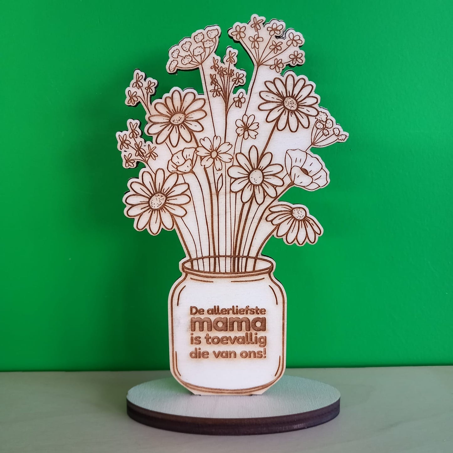 Bloemetjes in bokaal