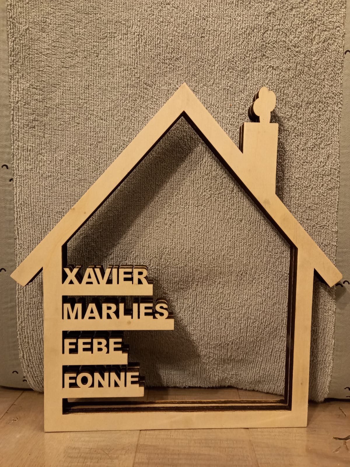 Huisje met namen