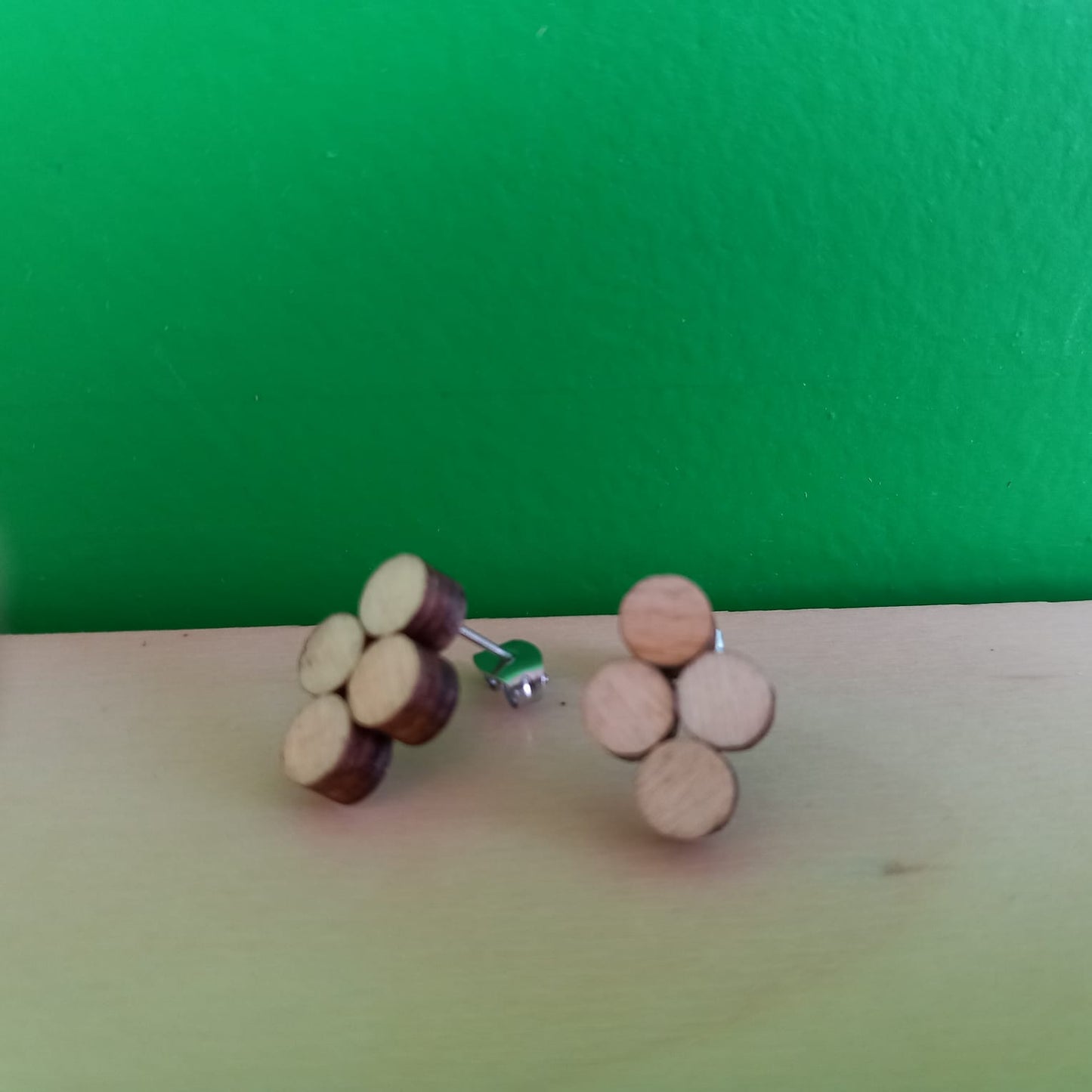 Oorbellen van recup-materiaal - verschillende vormen