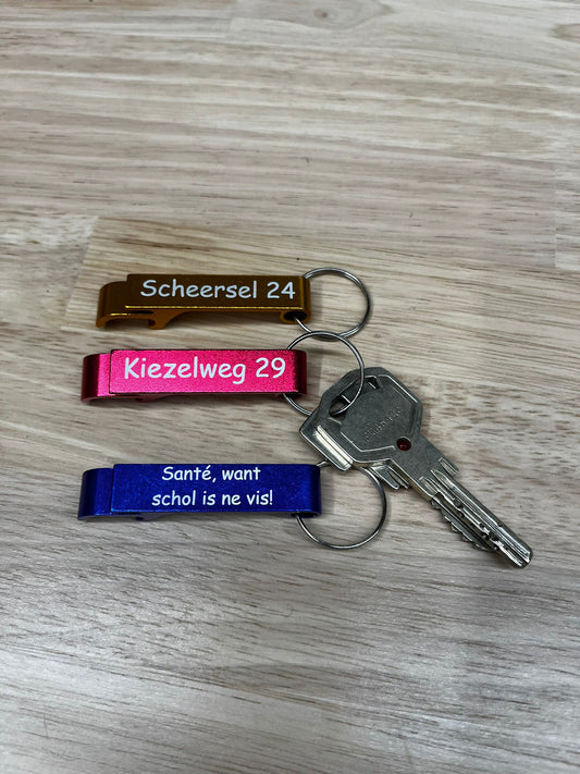 Sleutelhanger flesopener