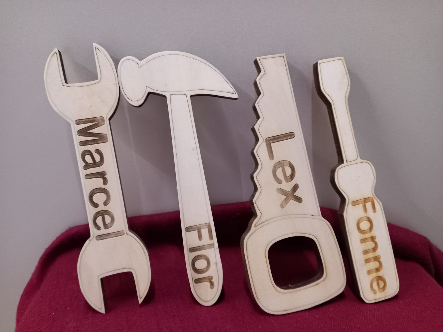 Gereedschap met naam