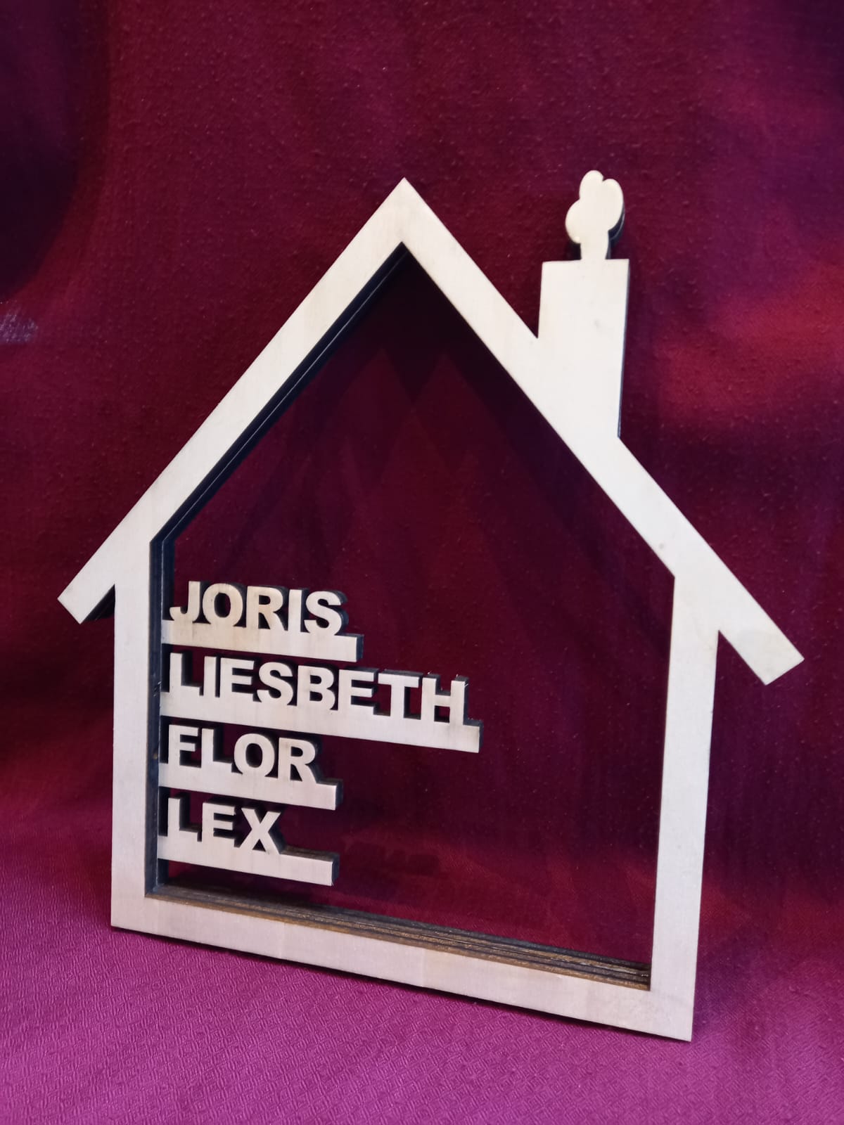 Huisje met namen