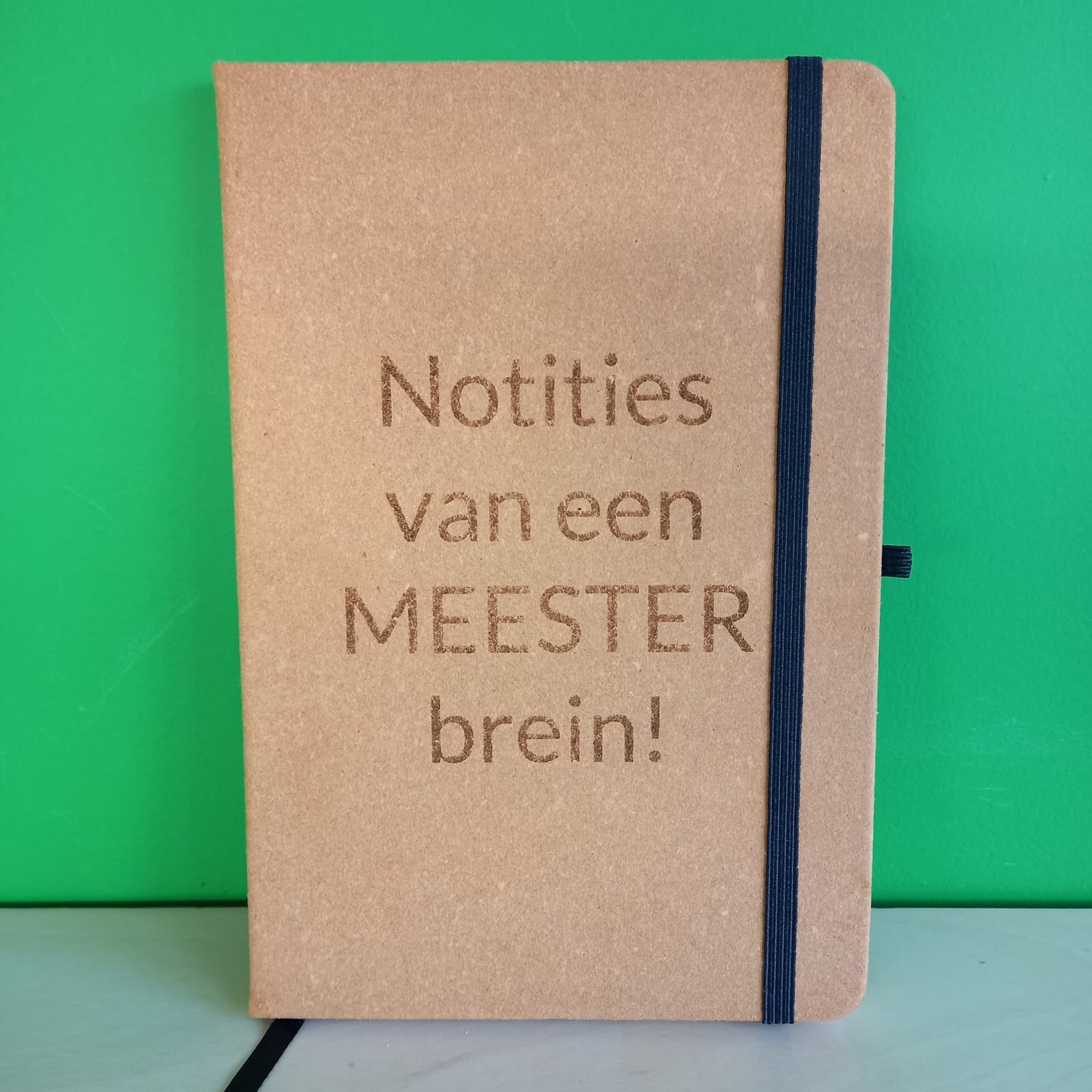 Notitieboek met opdruk