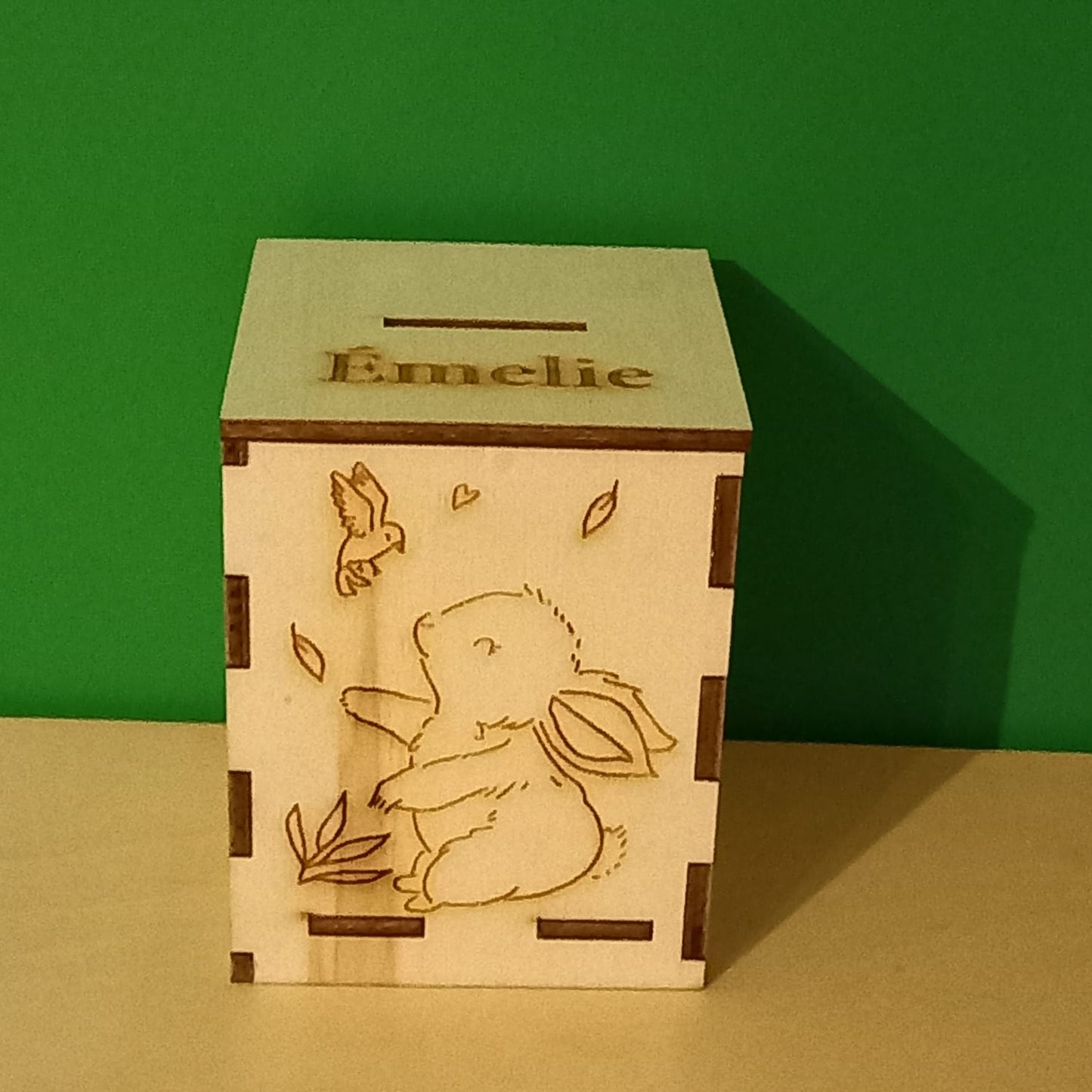 Spaarpot met afbeelding