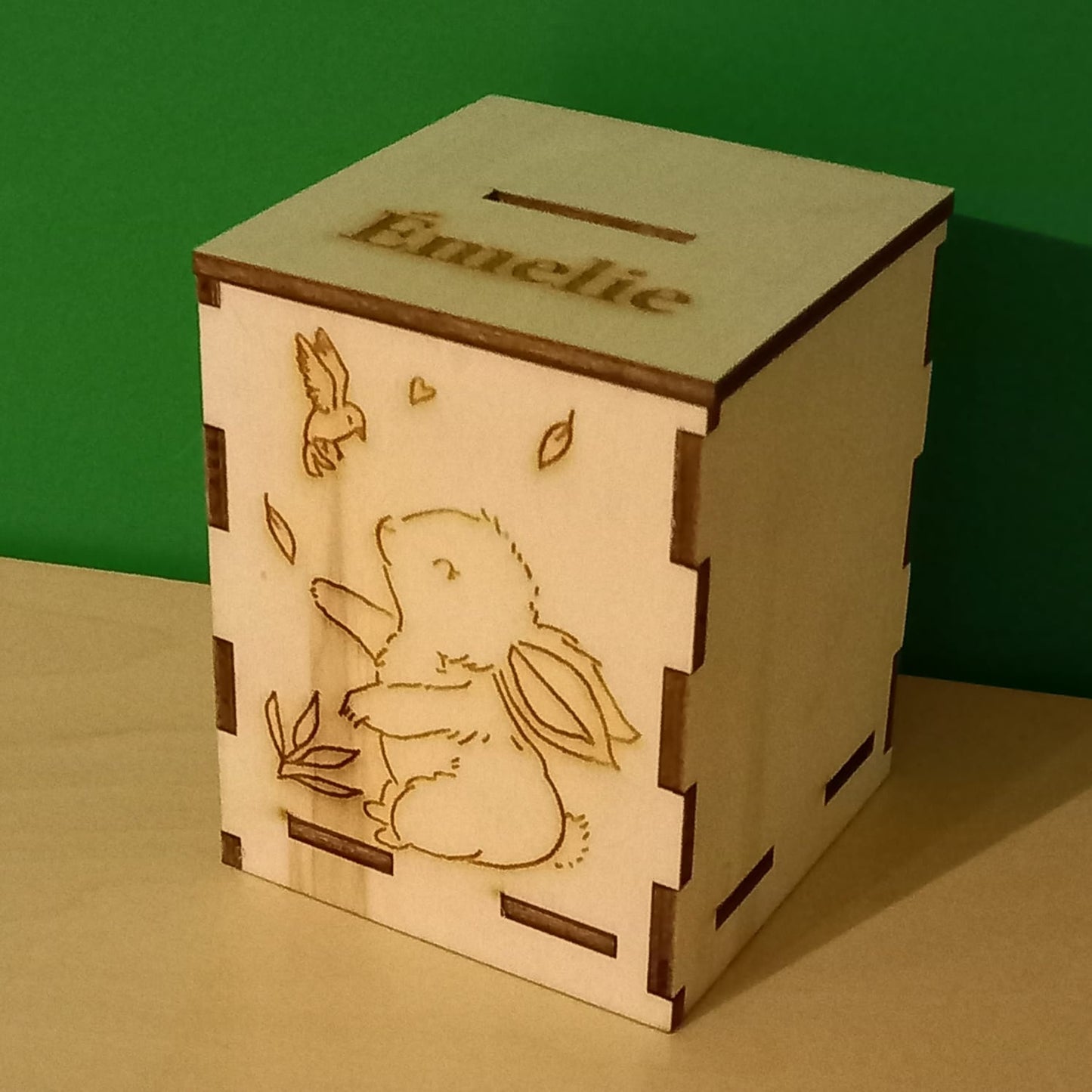 Spaarpot met afbeelding