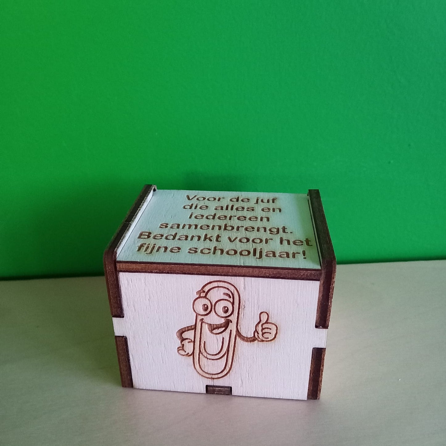 Doosje met paperclips