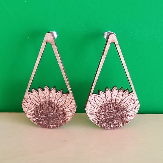 Zonnebloem lange steker