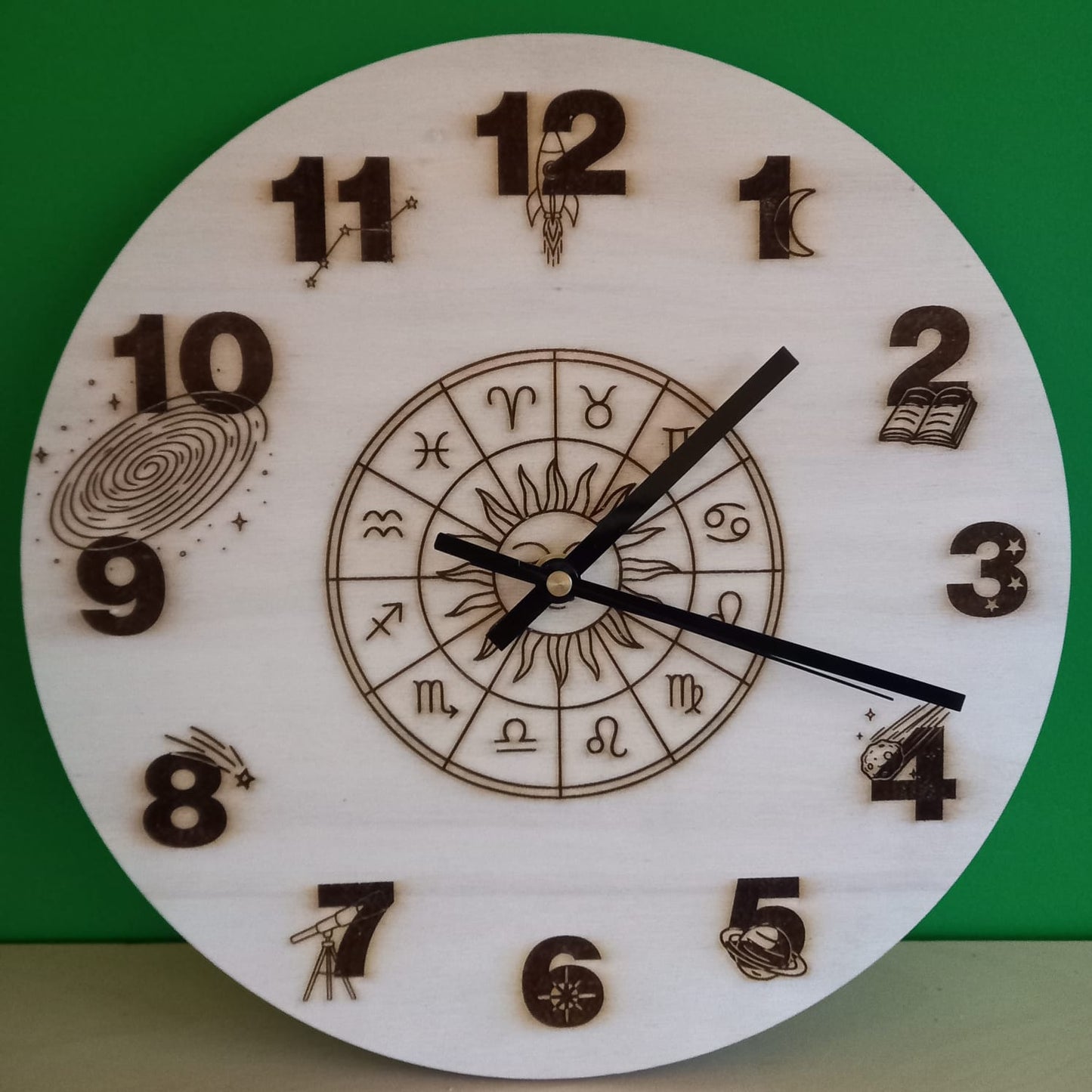 Wandklok astronomie