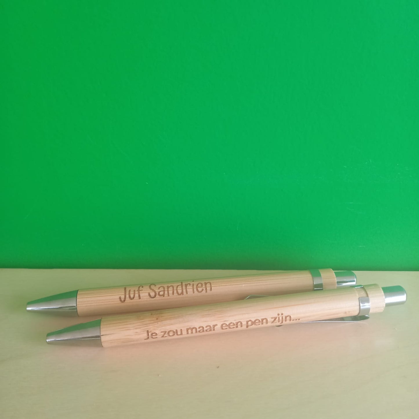 Bamboe balpen (per stuk)