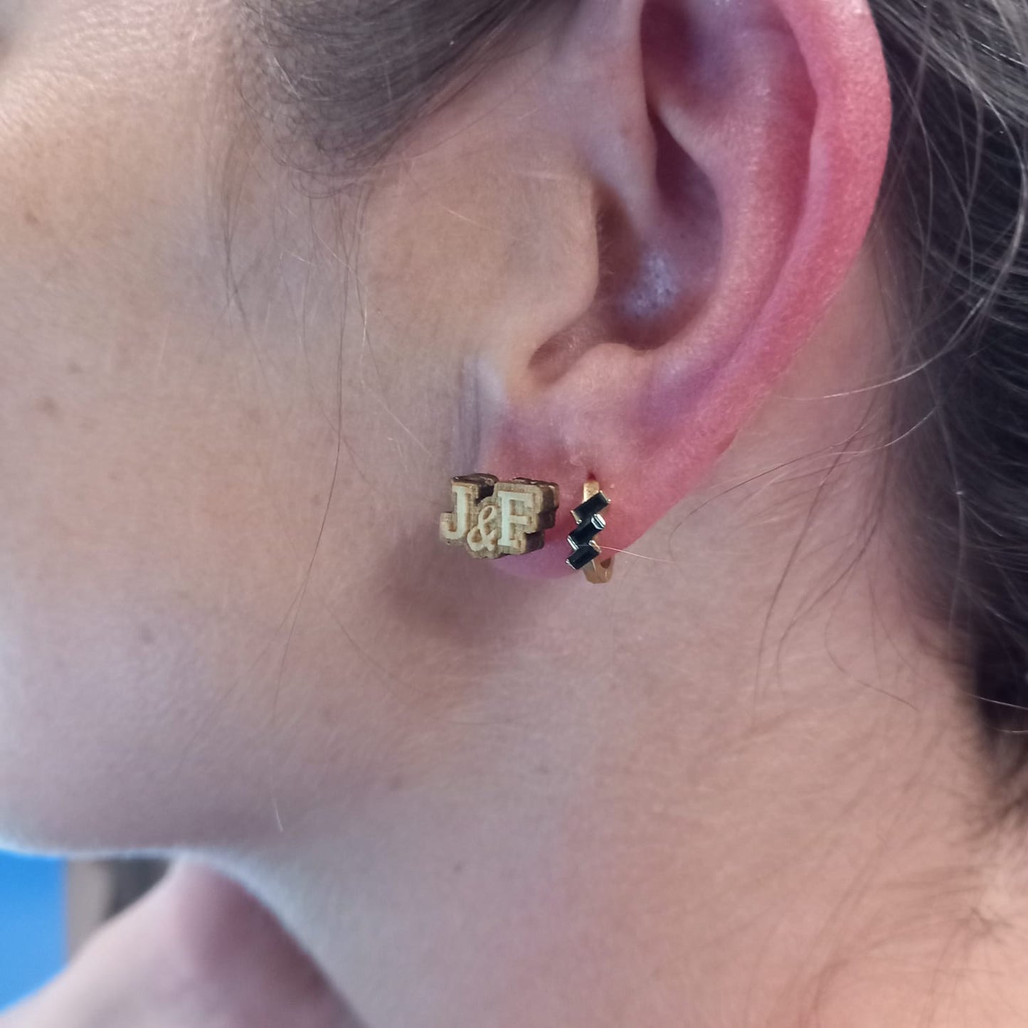 Oorbellen met initialen